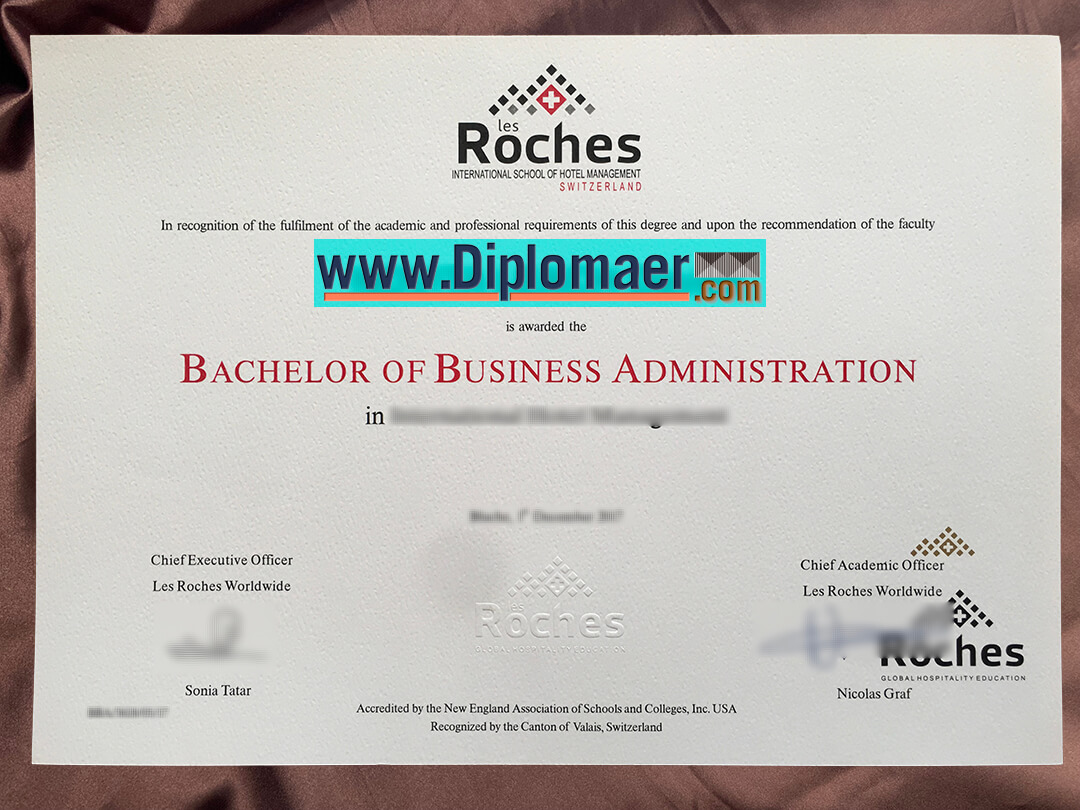 Roches International school of Hotel Fake Diploma - How to get a Les Roches International School of Hotel fake diploma?