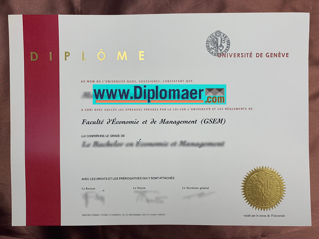 Universite de Geneve Fake Diploma - Can I buy a University of Geneva fake degree?