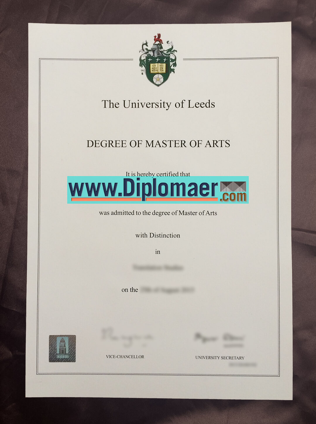 University of Leeds Fake Diploma - How fast to buy a University of Leeds fake diploma online?