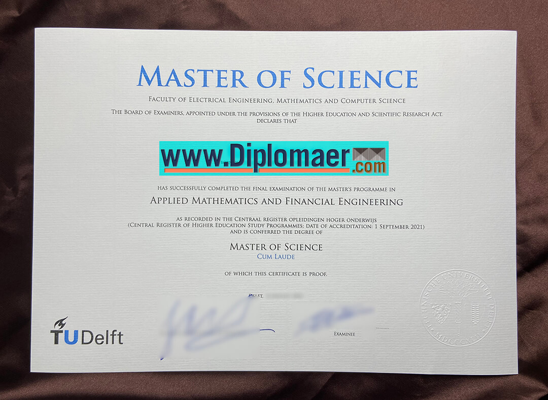 TU Delft Fake Diploma - How to order a Technische Universiteit Delft Fake Diploma online?