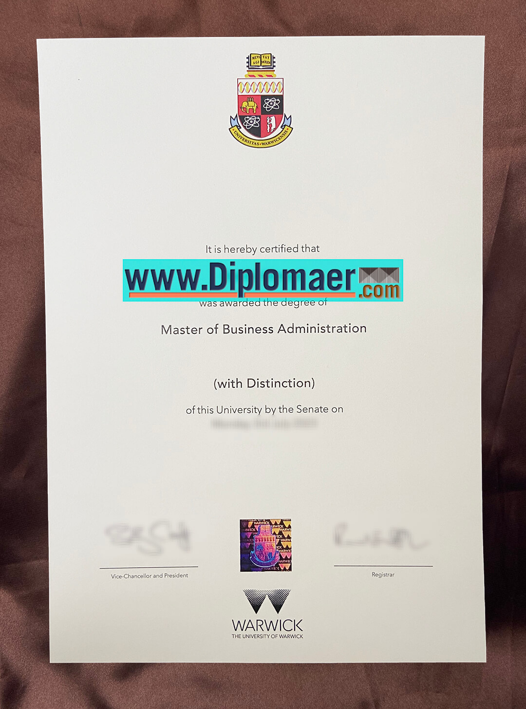 University of Warwick Fake Diploma - Where to buy the latest version of the University of Warwick certificate？