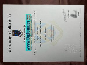 University of Mauritius Fake Diploma