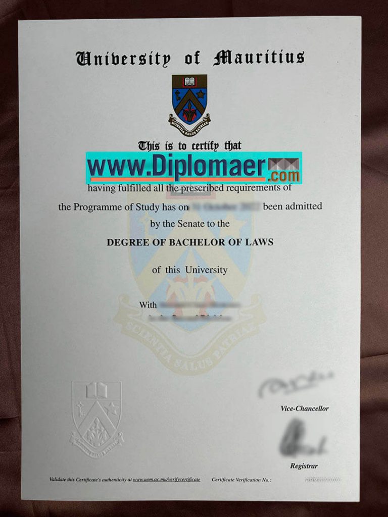 University of Mauritius Fake Diploma 768x1024 - Can I buy a University of Mauritius degree?