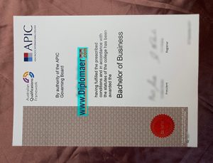 Asia Pacific International College fake diploma