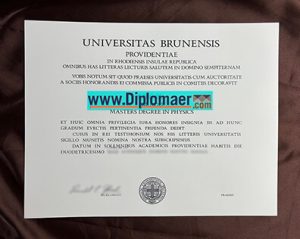 Universitas brunensis fake diploma