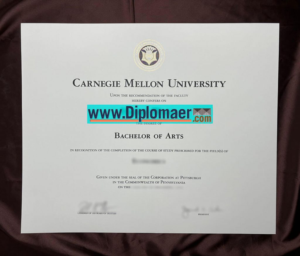 Carnegie Mellon University fake diploma 1024x874 - How to hold a Carnegie Mellon University fake diploma in America?