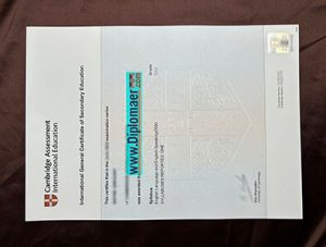 IGCSE Fake Certificate